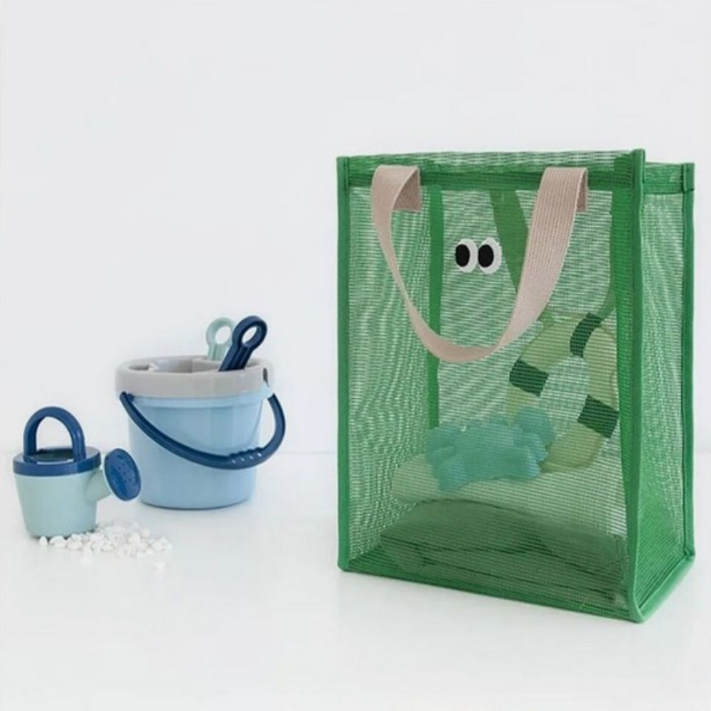 Large Capacity Mesh Fabric Sum - Tote Bag Beach recension och pris
