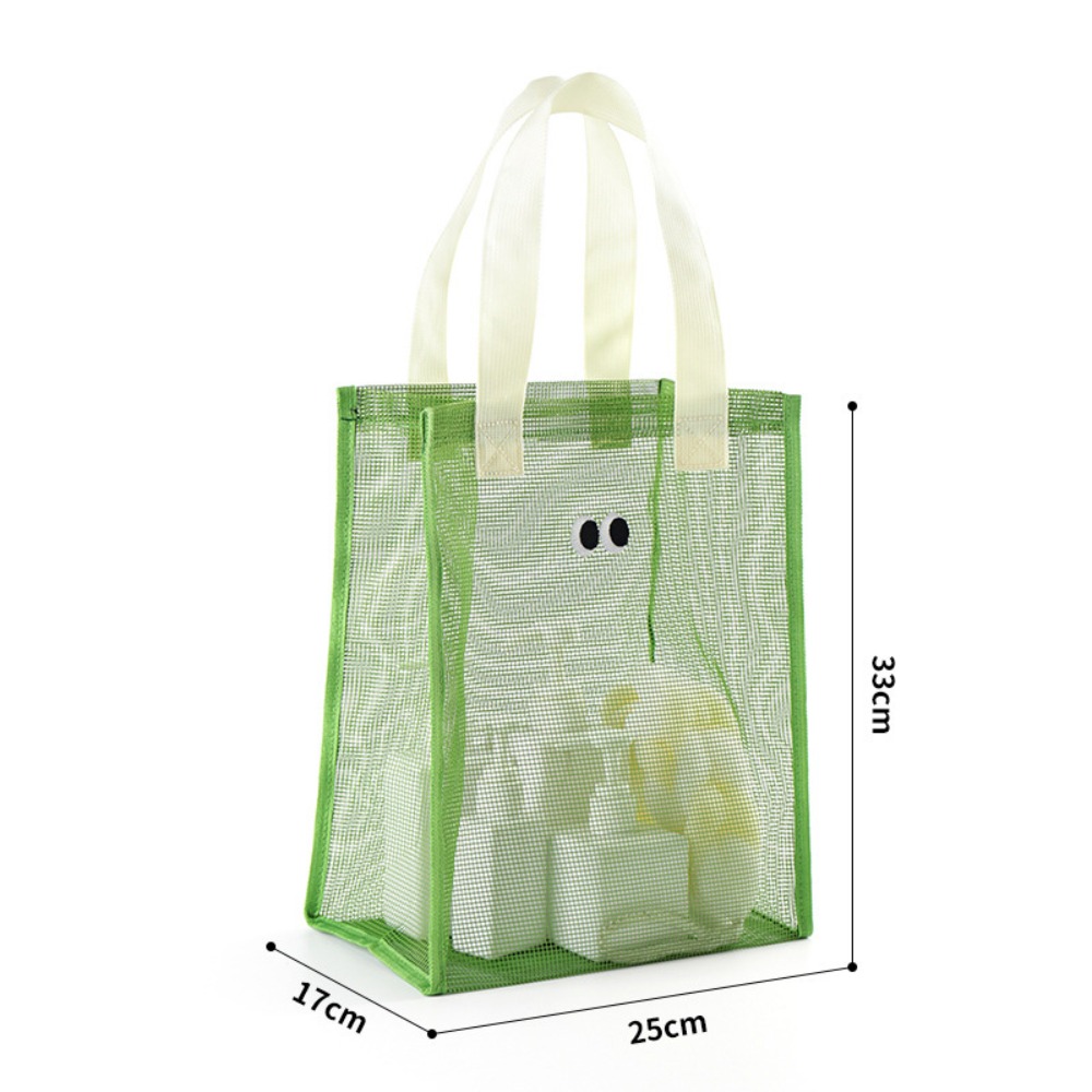 Large Capacity Mesh Fabric Sum - Tote Bag Beach recension och pris